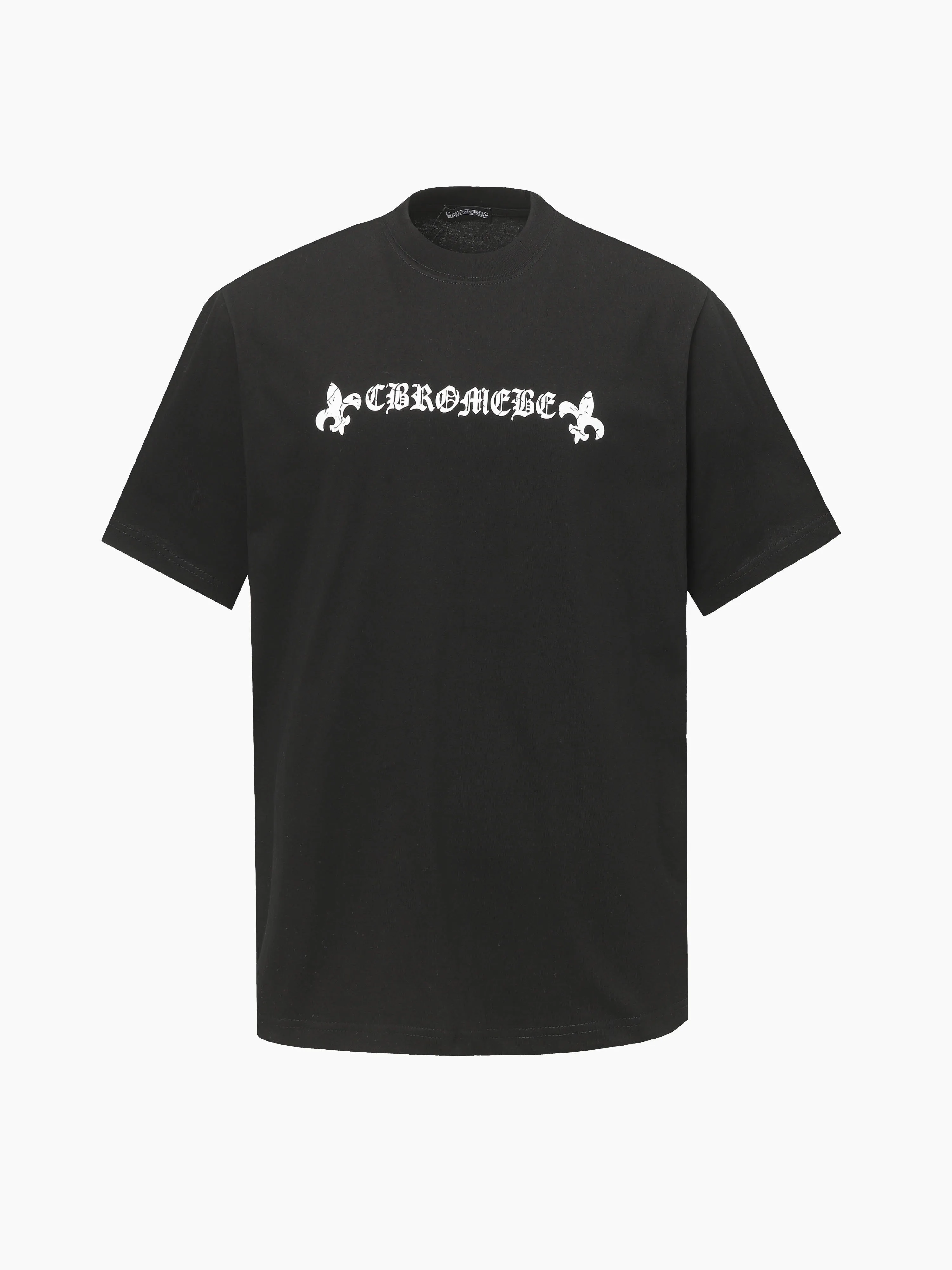 🅿️170 CHROME HEARTS/Chrome Heart CH Sanskrit printed short-sleeved T-shirt The fabric is made of 280g heavy combed cotton, customized with 32 count 1*1 threads, and washed twice for ready-to-wear. The fabric is comfortable and skin-friendly without any strange feeling. Custom-dyed fabric, with high textile density, good drape, and not easy to deform. The thick texture and tight spinning process will not affect the breathability of the fabric. The color saturation is very high. Imported digital direct-injection printing technology. A versatile and good-looking short-sleeve. The loose version covers the flesh and makes you look slimmer. It is the same style for men and women. It has three complete standards. Color: Black-White Size: XS-L